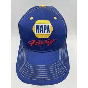 NAPA Racing Strapback Hat Bill Davis NASCAR Michael Waltrip Baseball Cap EUC